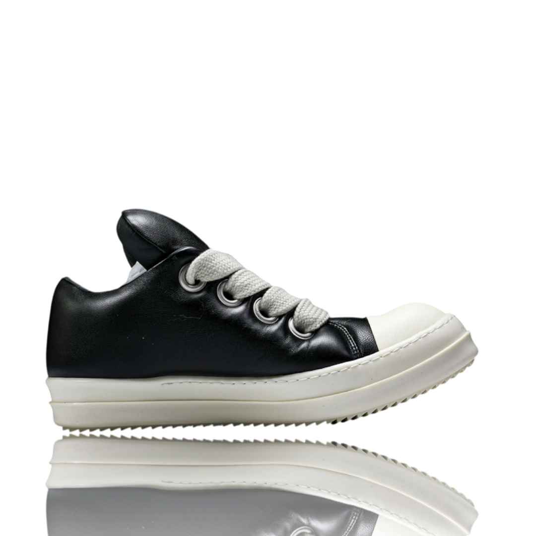 Rick Owens Jumbo Lace Padded Low 'Black Milk'