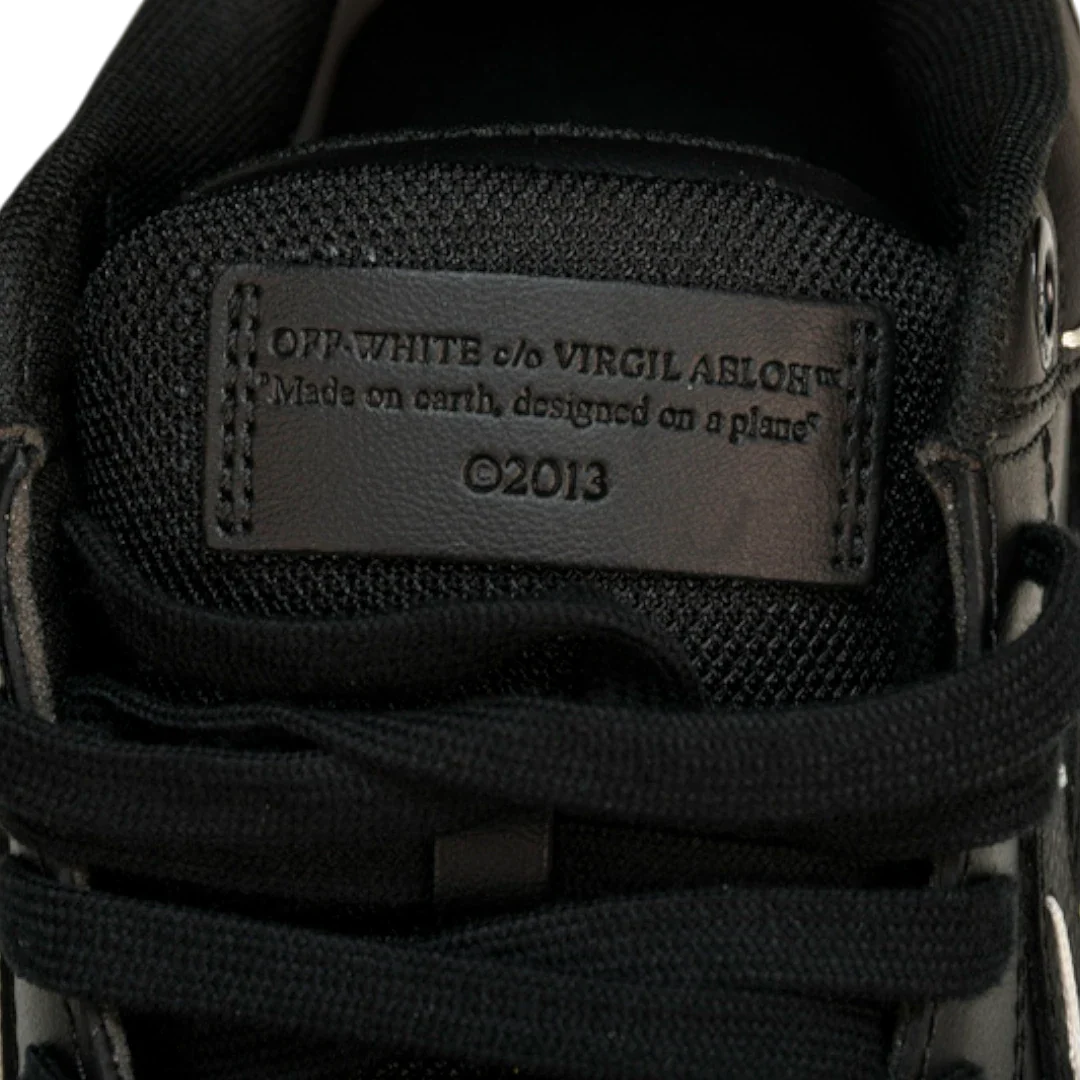 Off-White Out Of Office Low Top - Sartorial Stitch 'Black'