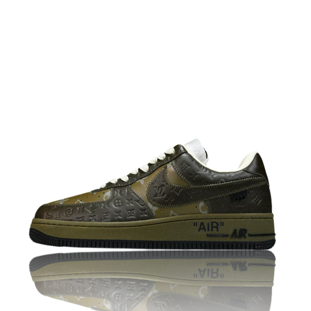 Louis Vuittоп x AF1 By Virgil Abloh 'Brown Grey'