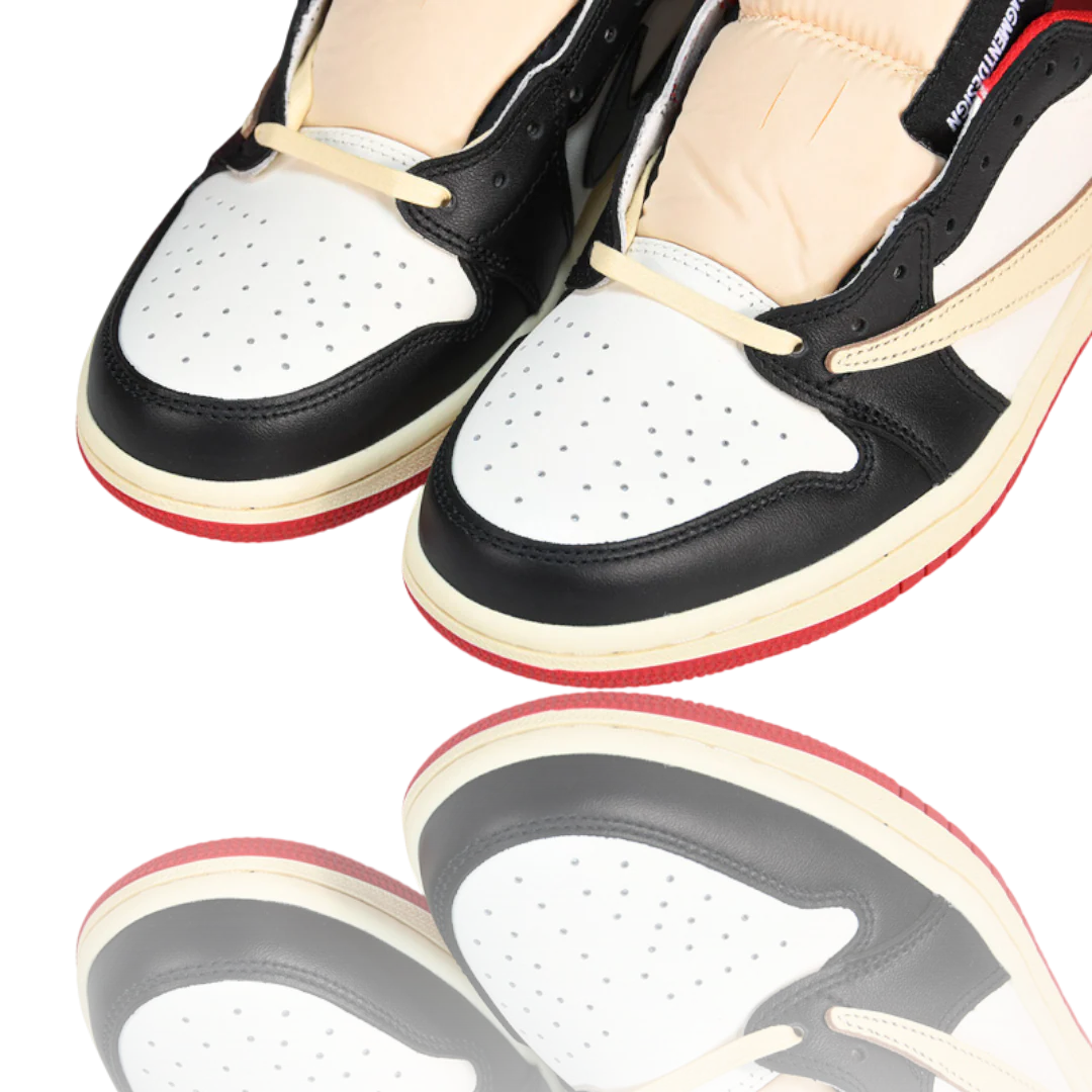 (Unreleased) Travis Scott x AJ1 Low OG Fragment 'Black Red'