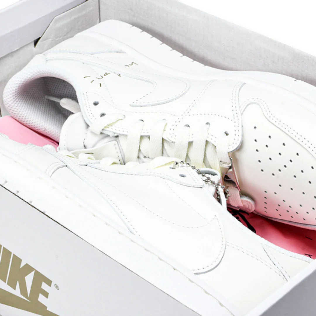 Travis Scott x AJ1 Low OG 'Michael Rubin White Party' Friends & Family