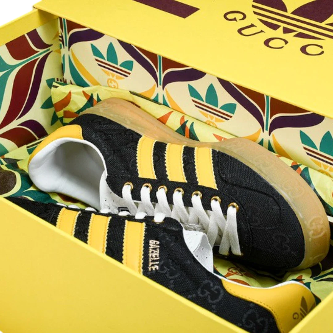 Guссi x Gazelle 'Black GG Monogram'