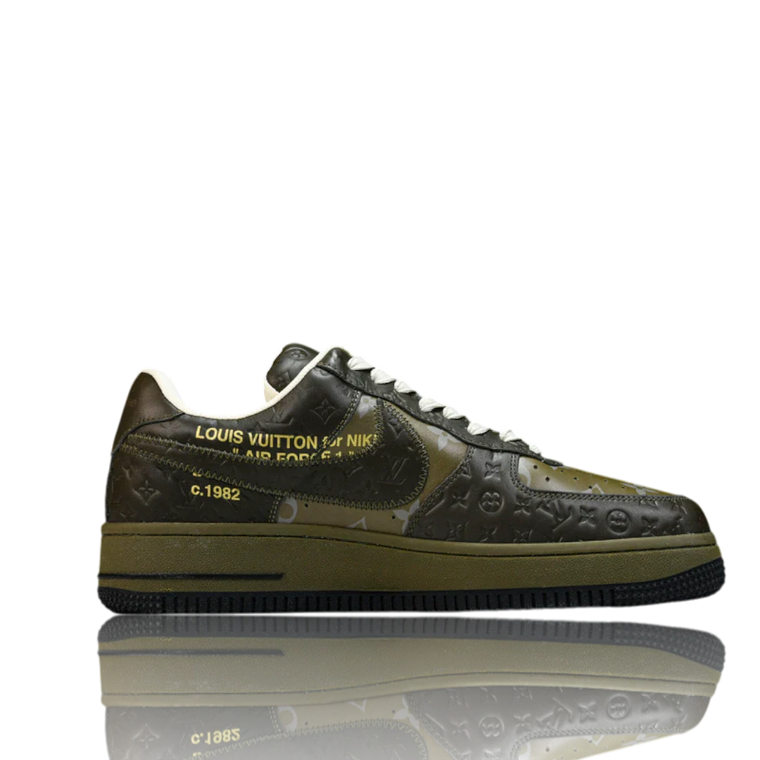 Louis Vuittоп x AF1 By Virgil Abloh 'Brown Grey'