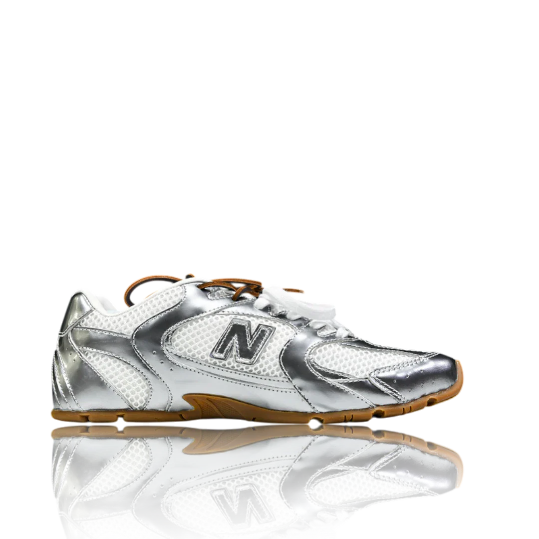 NB 530 SL x Miu Miu 'Metallic Silver'