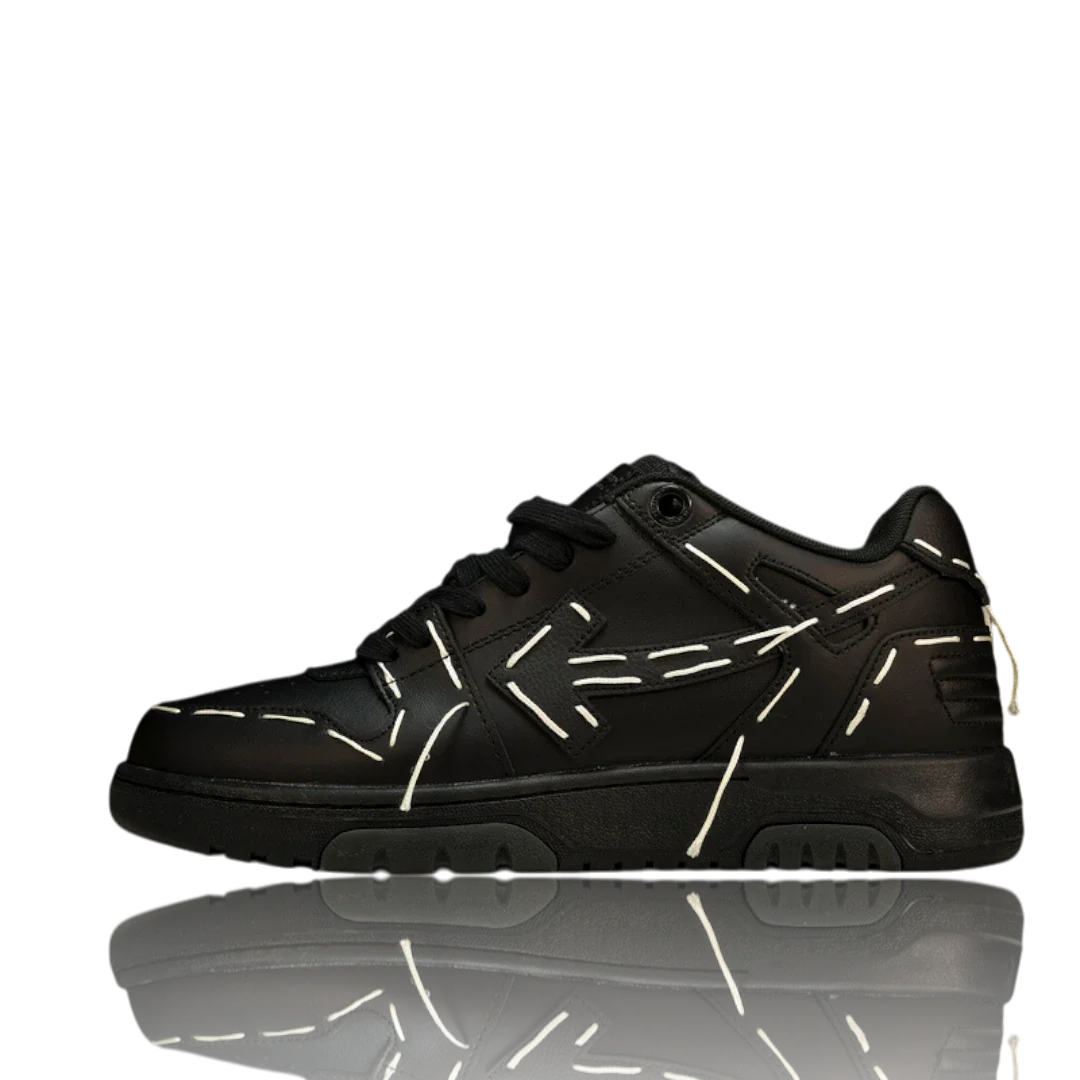 Off-White Out Of Office Low Top - Sartorial Stitch 'Black'
