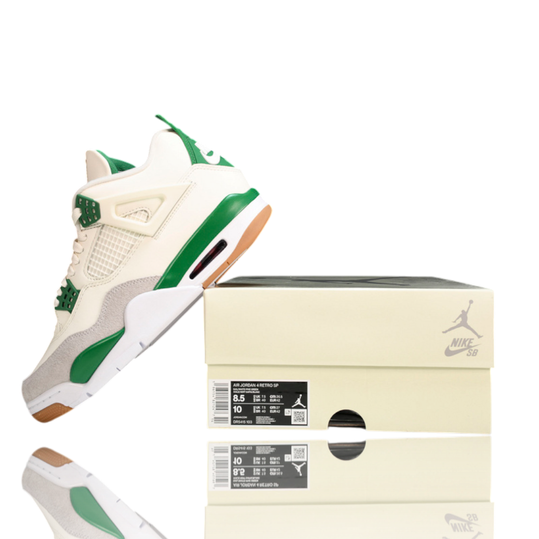 AJ4 Retro SB 'Pine Green'