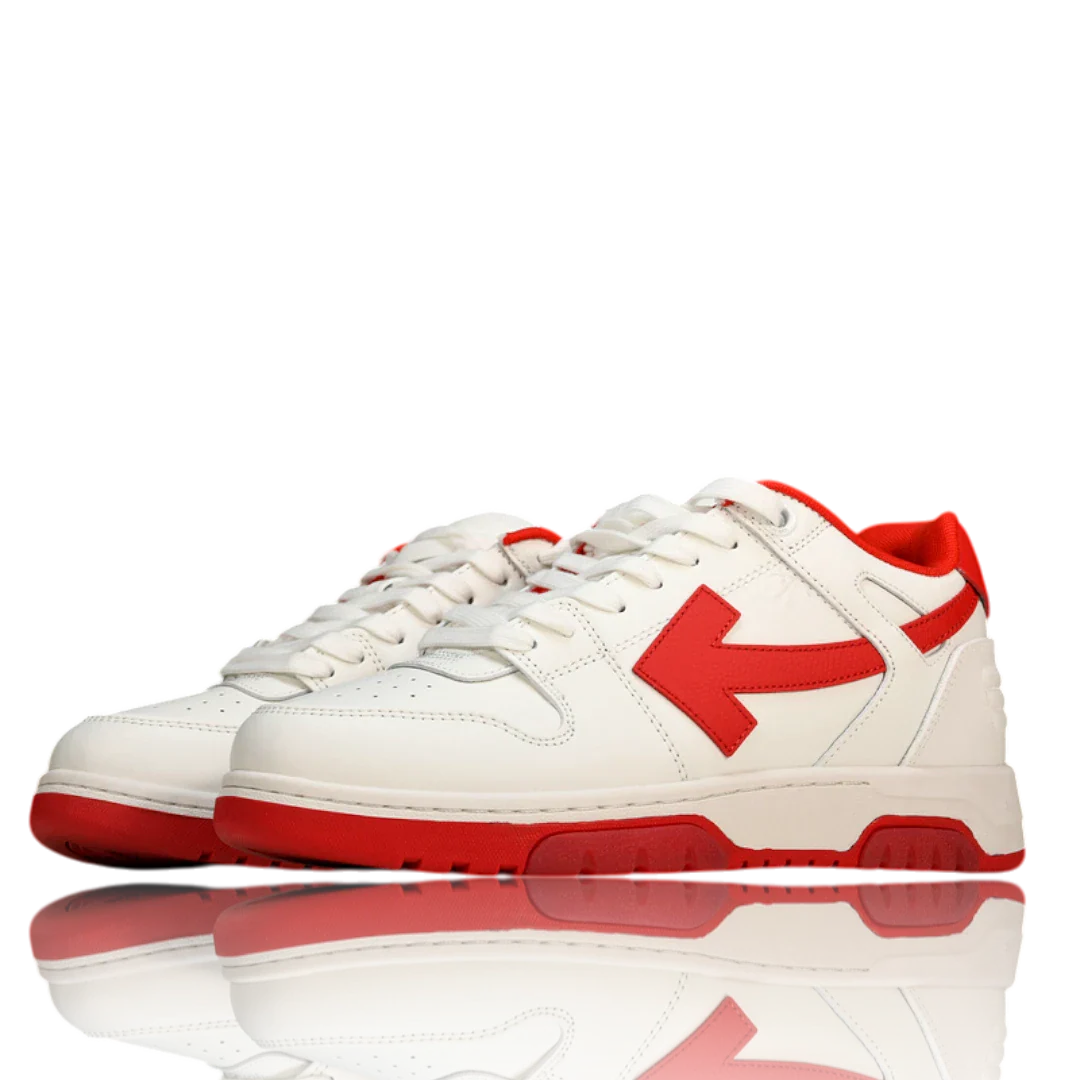 Off-White Out Of Office Low Top 'Red White'