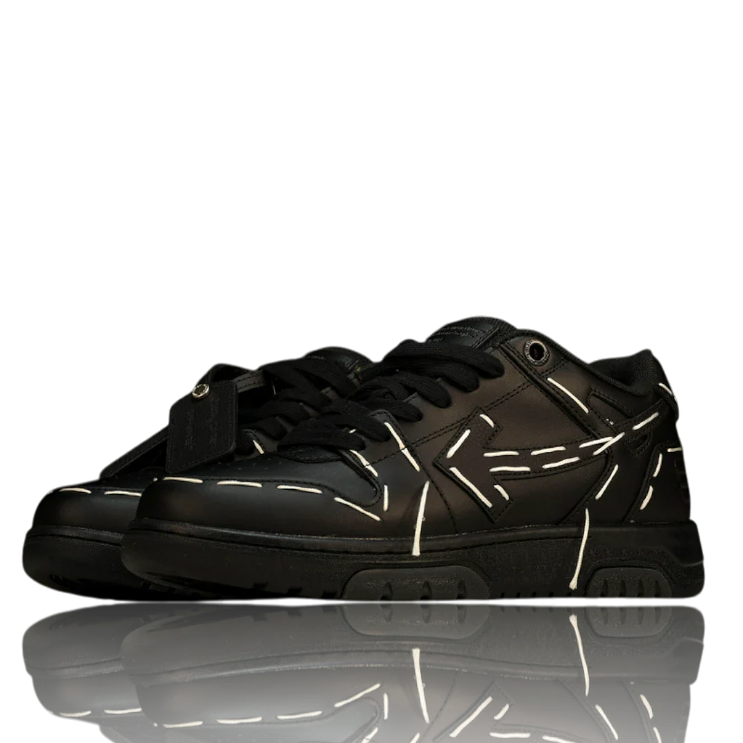 Off-White Out Of Office Low Top - Sartorial Stitch 'Black'