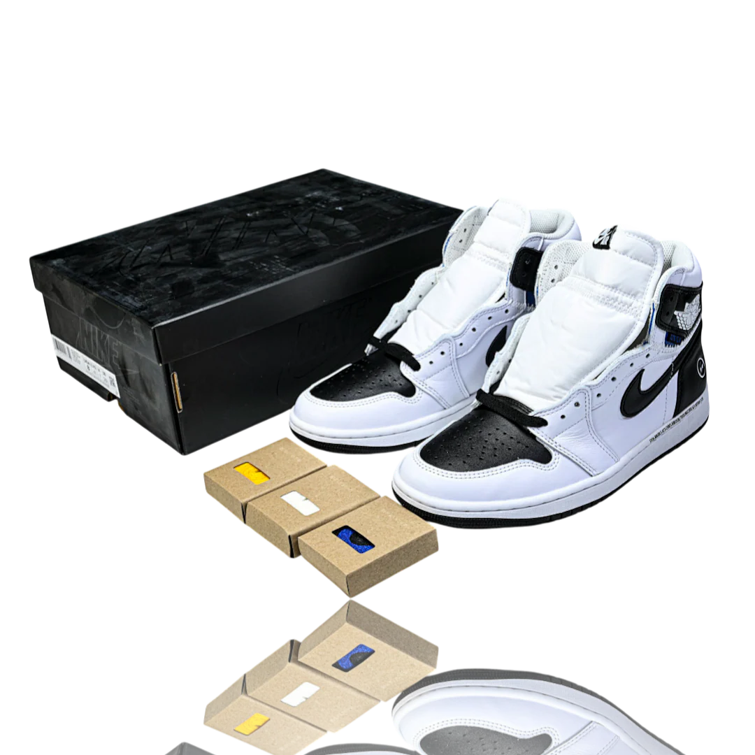 Fragment Design x Union LA x AJ1 Retro High 'White Black'