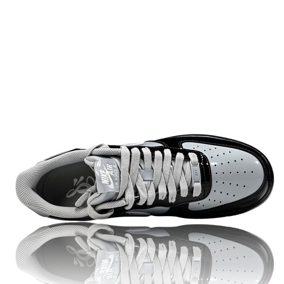 Syna x AF1 Low Central Cee 'Black White Smoke Grey'