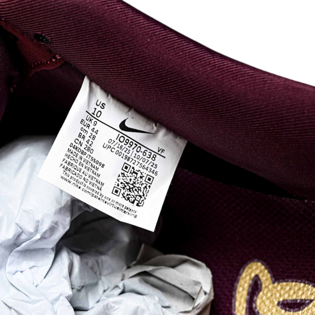 Syna x AF1 Low Central Cee 'Dark Beetroot' (UK Exclusive)