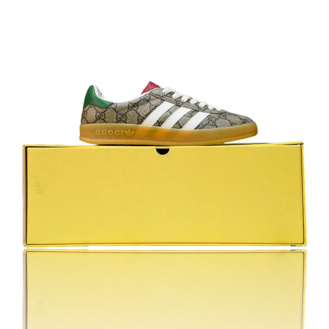Guссi x Gazelle 'Beige GG Monogram'