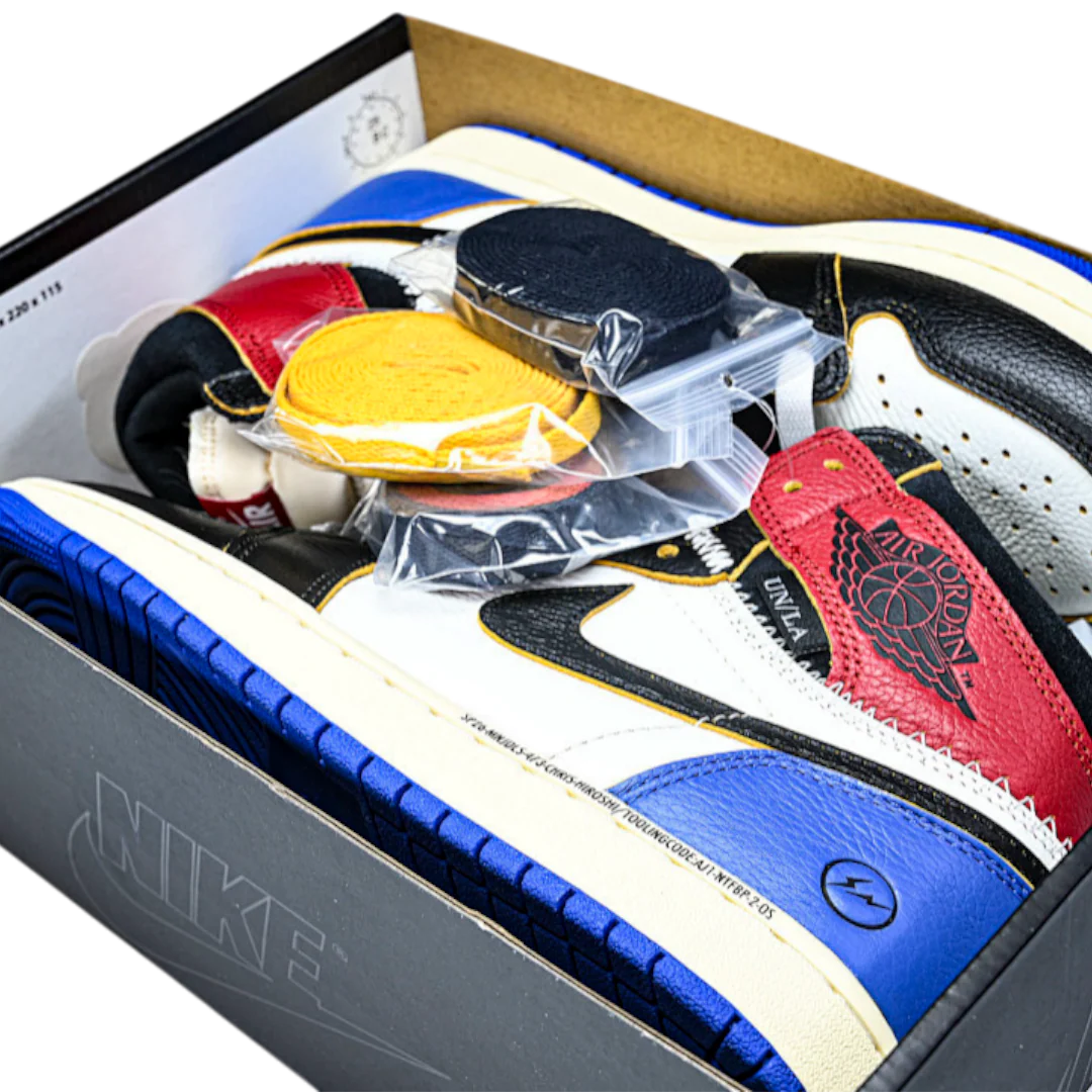 Fragment Design x Union LA x AJ1 Retro High 'Varsity Red Sport Royal'