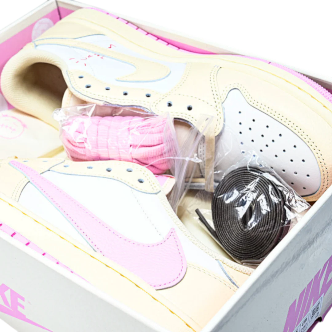 Travis Scott x AJ1 Low OG 'Muslin Shy Pink'