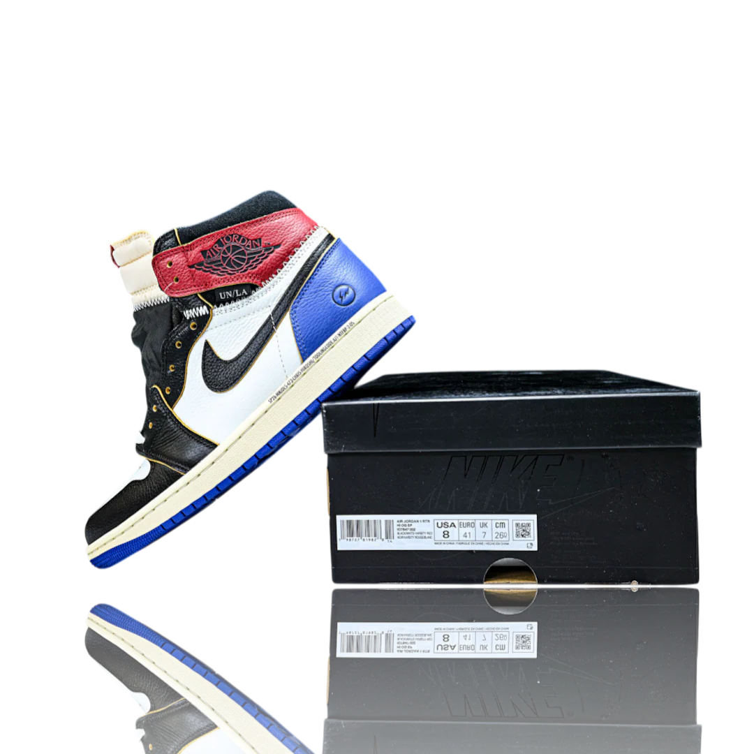 Fragment Design x Union LA x AJ1 Retro High 'Varsity Red Sport Royal'