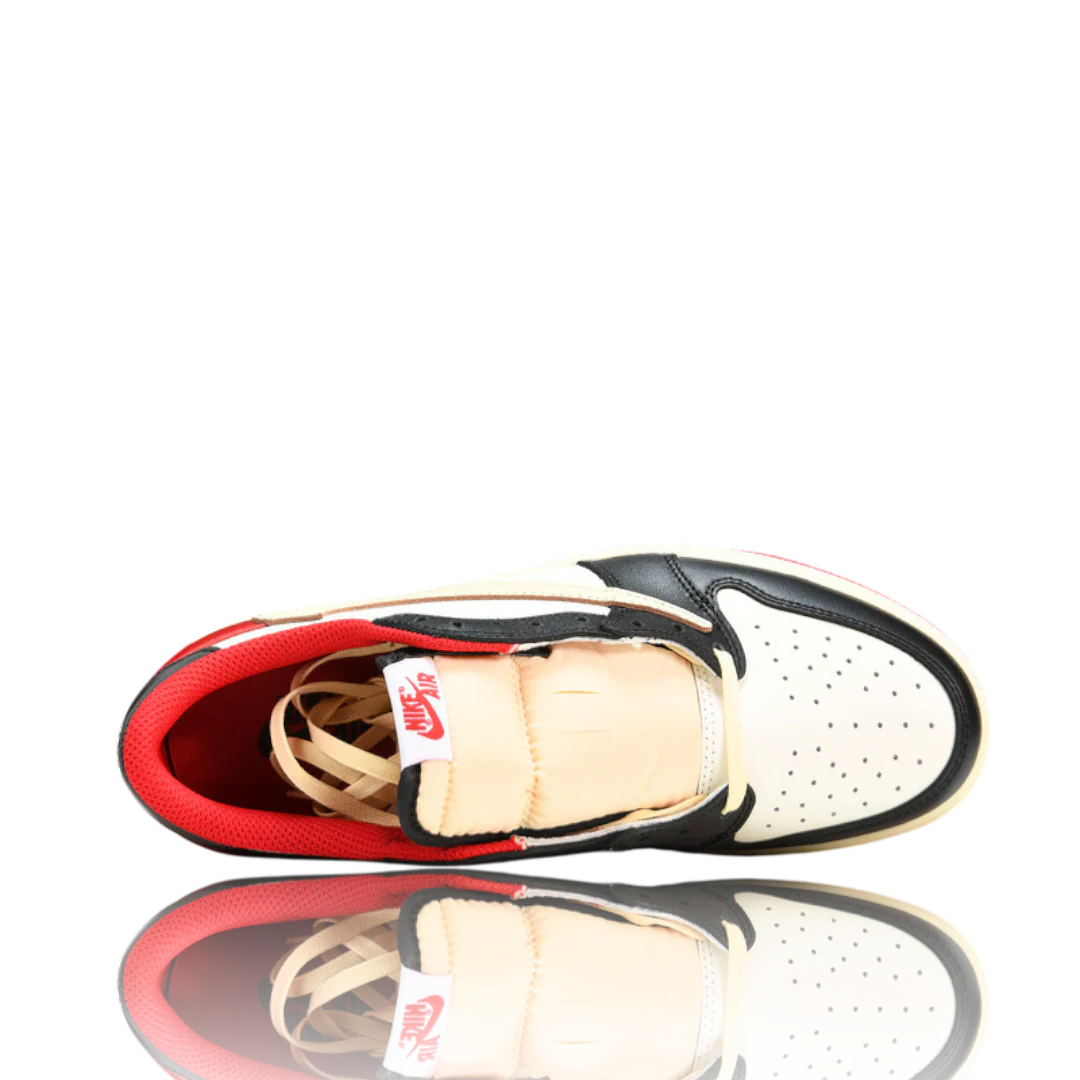 (Unreleased) Travis Scott x AJ1 Low OG Fragment 'Black Red'