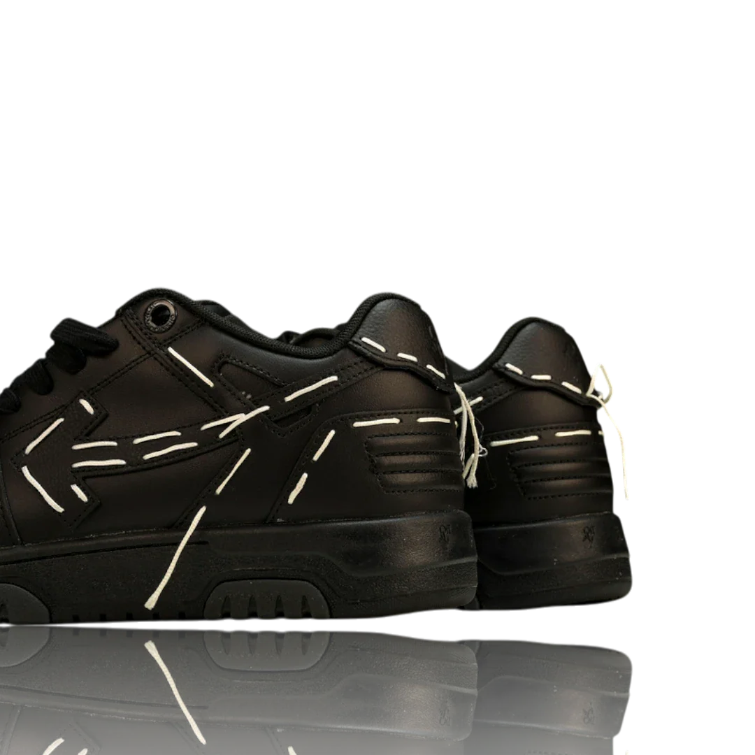 Off-White Out Of Office Low Top - Sartorial Stitch 'Black'