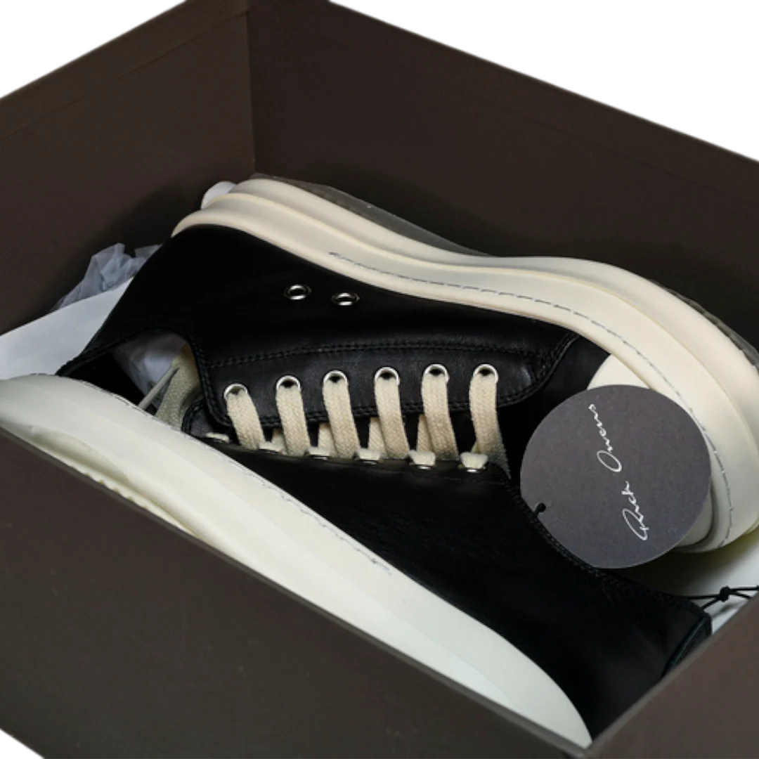 Rick Owens Ramones Low EDFU 'Black Milk'