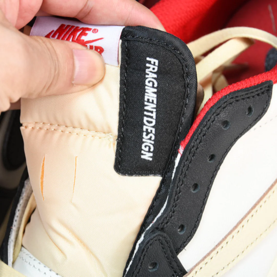 (Unreleased) Travis Scott x AJ1 Low OG Fragment 'Black Red'