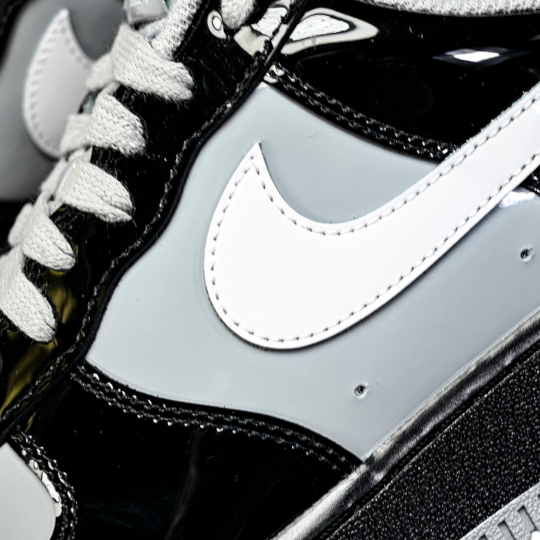 Syna x AF1 Low Central Cee 'Black White Smoke Grey'