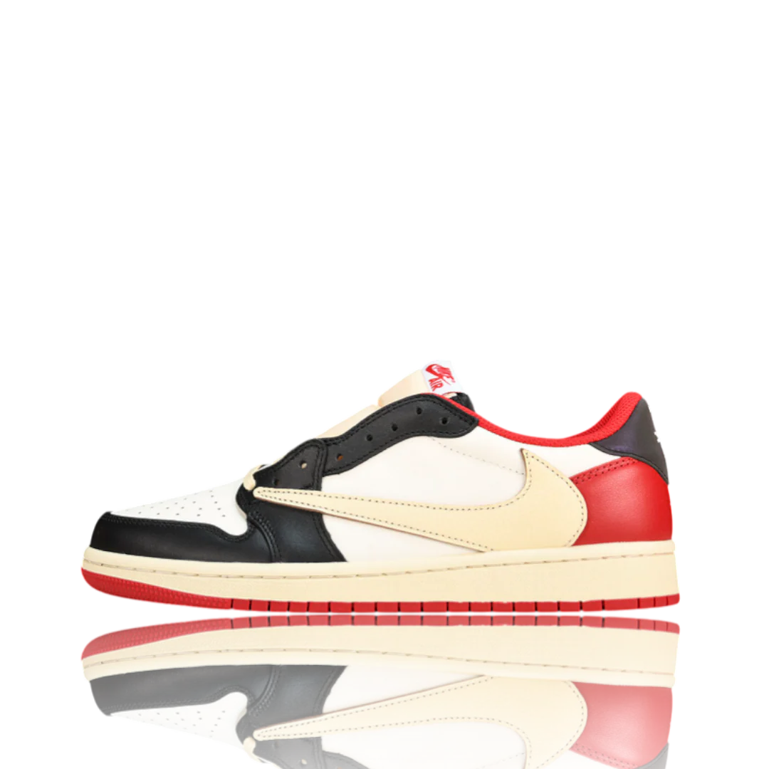 (Unreleased) Travis Scott x AJ1 Low OG Fragment 'Black Red'
