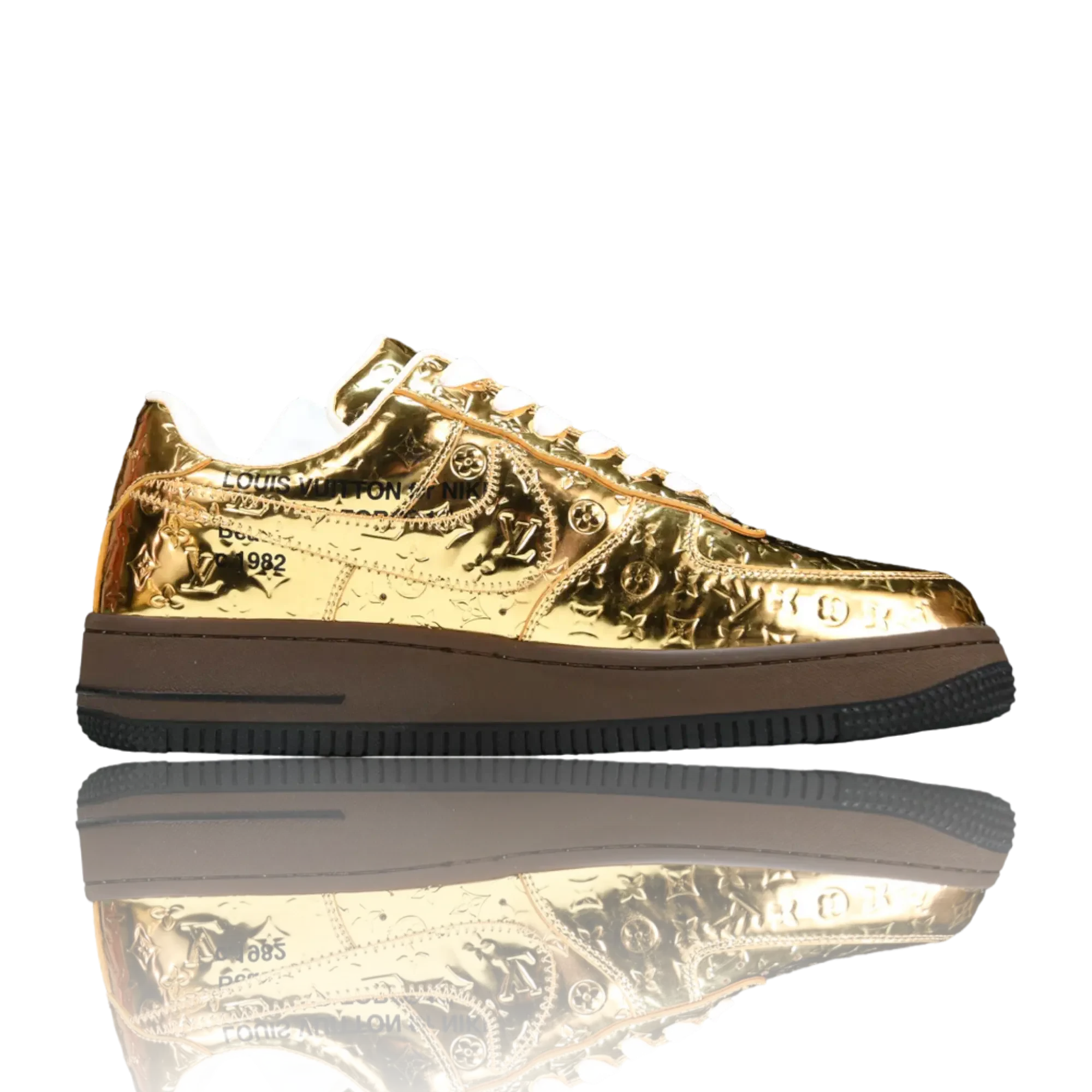 Louis Vuittоп x AF1 By Virgil Abloh 'Metallic Gold'