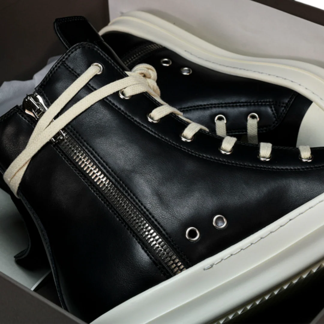 Rick Owens Ramones High EDFU 'Black Milk'