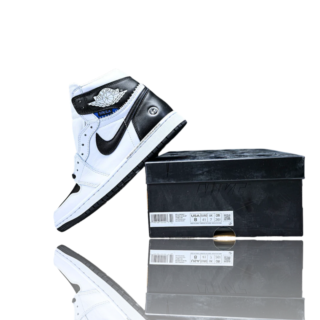 Fragment Design x Union LA x AJ1 Retro High 'White Black'