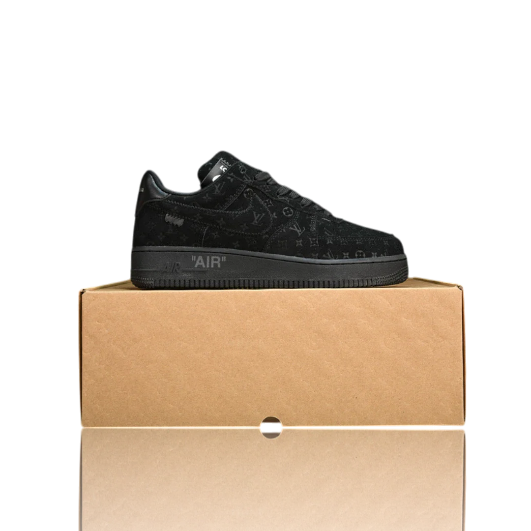Louis Vuittоп x AF1 By Virgil Abloh ‘Black’
